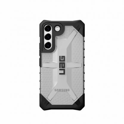 Urban Armor Gear Plasma Case - удароустойчив хибриден кейс за Samsung Galaxy S22 (прозрачен)