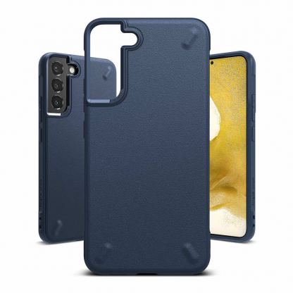 Ringke Onyx Case - силиконов (TPU) калъф за Samsung Galaxy S22 (тъмносин)