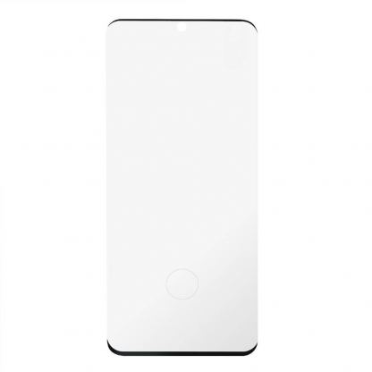 Prio 3D Glass Full Screen Curved Tempered Glass - калено стъклено защитно покритие за Samsung Galaxy S20 (черен-прозрачен)