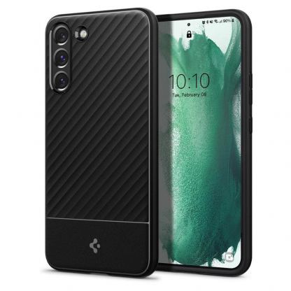 Spigen Core Armor - силиконов (TPU) калъф с висока степен на защита за Samsung Galaxy S22 Plus (черен)