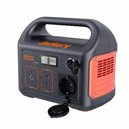 Jackery Explorer 240 Portable Power Station 200W - мощна външна батерия с AC (230V за ел. мрежа), 2 x USB-A изходи и 120W гнездо за кола (черен)