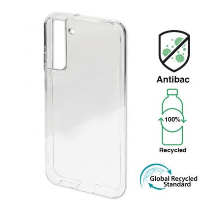 4smarts AntiBac Eco Case - силиконов кейс с антибактериално покритие за Samsung Galaxy S21 FE (прозрачен)