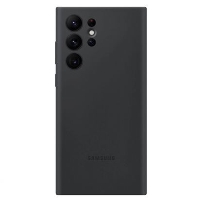 Samsung Silicone Cover EF-PS908TBEGWW - оригинален силиконов кейс за Samsung Galaxy S22 Ultra (тъмносив)