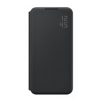 Samsung LED View Cover EF-NS906PB - оригинален калъф през който виждате информация от дисплея за Samsung Galaxy S22 Plus (черен)