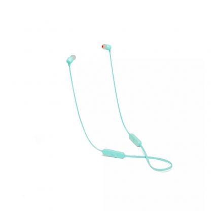 JBL T115 BT Wireless In-ear Headphones - безжични bluetooth слушалки с микрофон за мобилни устройства (светлосин) 