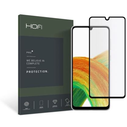 Hofi Glass Pro Plus Tempered Glass 2.5D - калено стъклено защитно покритие за дисплея на Samsung Galaxy A33 5G (черен-прозрачен)