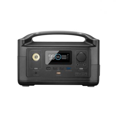 EcoFlow RIVER Portable Power Station 288Wh - портативна електростанция за зареждане на до 9 устройства едновременно (черен)
