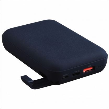 Uniq Hyde Powerbank Quick Charge, PD 18W 10000mAh - преносима външна батерия с USB-C порт, USB-A изход и технология за бързо зареждане (син)