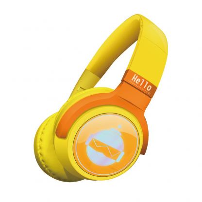 Gjby CA-032 BT Kids Wireless On-Ear Headphones - безжични блутут слушалки, подходящи за деца (жълт)