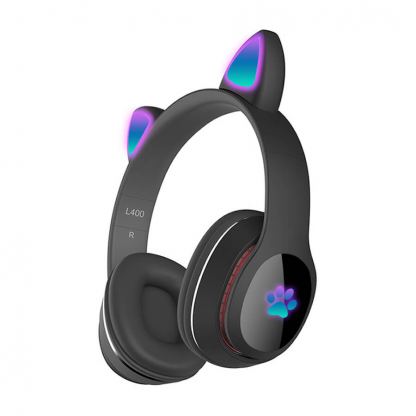 Catear L400 BT Kids Wireless Over-Ear Headphones - безжични блутут слушалки, подходящи за деца (черен)