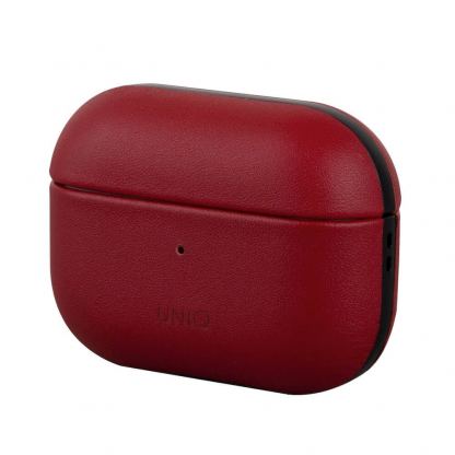 Uniq Terra Genuine Leather Case - кожен кейс (естествена кожа) за Apple AirPods Pro (червен)