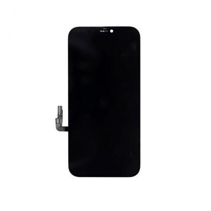 OEM iPhone 12 Display Unit - оригинален резервен дисплей за iPhone 12, iPhone 12 Pro (пълен комплект) - черен 