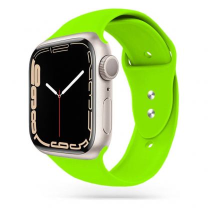 Tech-Protect Iconband Silicone Sport Band - силиконова каишка за Apple Watch 42мм, 44мм, 45мм (светлозелен)