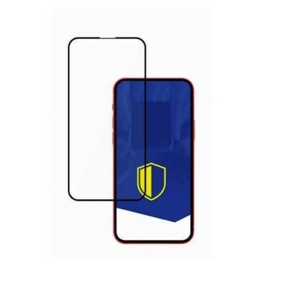 3mk FlexibleGlass Max Screen Protector - хибридно стъклено защитно покритие за дисплея на iPhone 14 (черен-прозрачен)