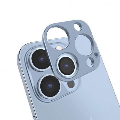 SwitchEasy LenShield Aluminum Camera Lens Protector - предпазна плочка за камерата на iPhone 13 Pro, iPhone 13 Pro Max (син)