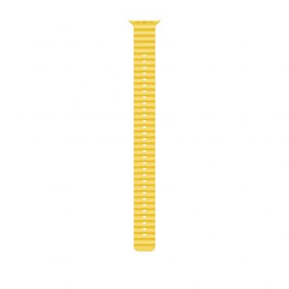Apple Ocean Band Extension - оригинална флуороеластомерна каишка за Apple Watch Ultra 49мм (жълт)