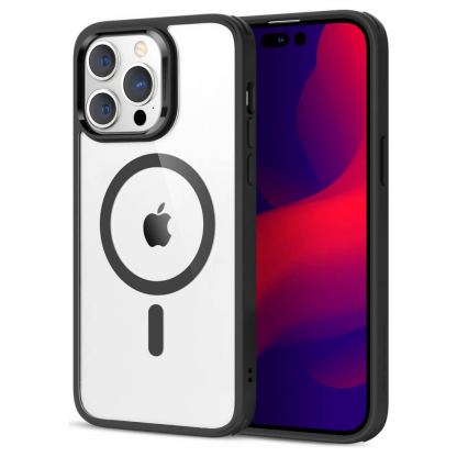 ESR Classic HaloLock MagSafe Case - хибриден кейс с висока степен на защита с MagSafe за iPhone 14 Pro (черен-прозрачен) 