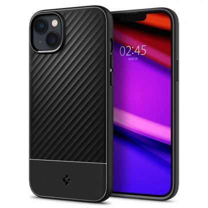 Spigen Core Armor - силиконов (TPU) калъф с висока степен на защита за iPhone 14 Plus (черен)
