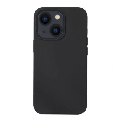 JC Silicone Case - силиконов (TPU) калъф за iPhone 14 Plus (черен)