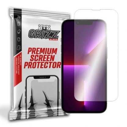 GrizzGlass HybridGlass Screen Protector - хибридно защитно покритие за дисплея на iPhone 14 Pro Max (прозрачно) (един брой)