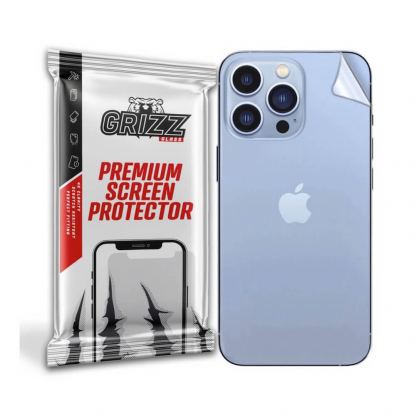 GrizzGlass UltraSkin Matte Back Film Protector - хибридно матирано защитно покритие за задната част на iPhone 14 Pro (прозрачен-мат)