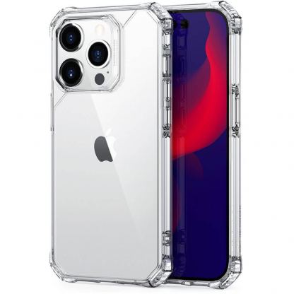 ESR Air Armor Case - хибриден удароустойчив кейс за iPhone 14 Pro Max (прозрачен)