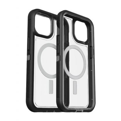Otterbox Defender XT Case - хибриден удароустойчив кейс с MagSafe за iPhone 14 Pro Max (черен-прозрачен)