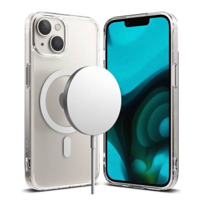 Ringke Fusion Magnetic Case - хибриден кейс с висока степен на защита с MagSafe за iPhone 14 (прозрачен-мат) 