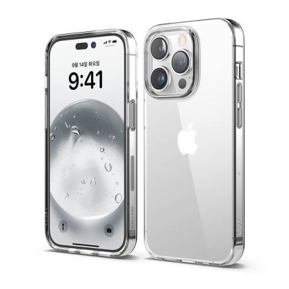 Elago Clear Silicone Case - силиконов (TPU) калъф за iPhone 14 Pro Max (прозрачен)