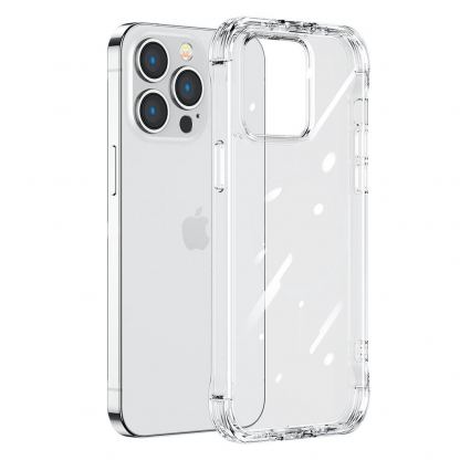 Joyroom Defender Series Case (JR-14H1) - хибриден удароустойчив кейс с вградена поставка за iPhone 14 (прозрачен)