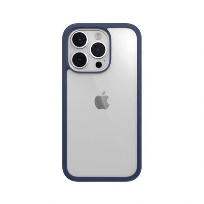 SwitchEasy AERO Plus Case - хибриден удароустойчив кейс за iPhone 14 Pro (син-прозрачен)
