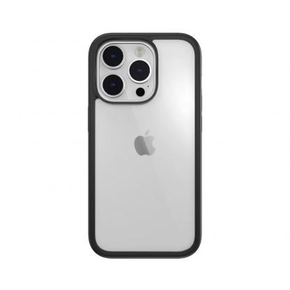 SwitchEasy AERO Plus Case - хибриден удароустойчив кейс за iPhone 14 Pro (черен-прозрачен)