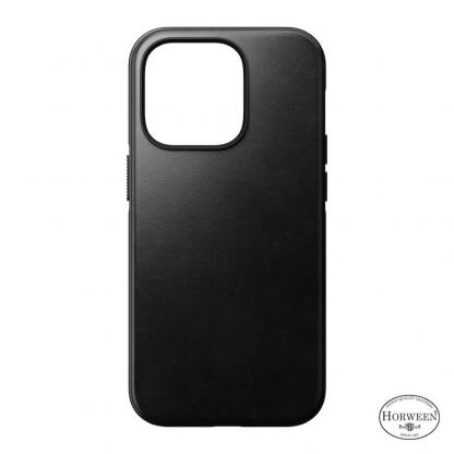 Nomad Modern Horween Leather MagSafe Case - кожен (естествена кожа) кейс с MagSafe за iPhone 14 Pro (черен)