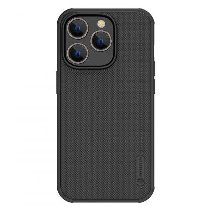 Nillkin Super Frosted Pro Case - хибриден удароустойчив кейс за iPhone 14 Pro Max (черен) 