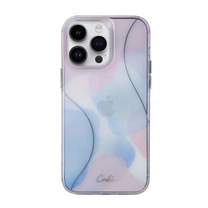 Uniq Coehl Palette Case - дизайнерски хибриден удароустойчив кейс за iPhone 14 Pro Max (син)