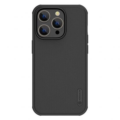Nillkin Super Frosted Pro Magnetic Case - хибриден удароустойчив кейс с MagSafe за iPhone 14 Pro (черен) 