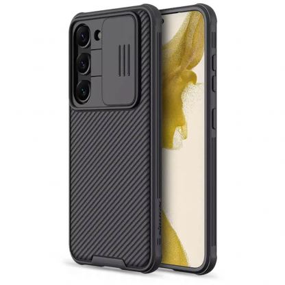 Nillkin CamShield Pro Case - хибриден удароустойчив кейс за Samsung Galaxy S23 (черен)