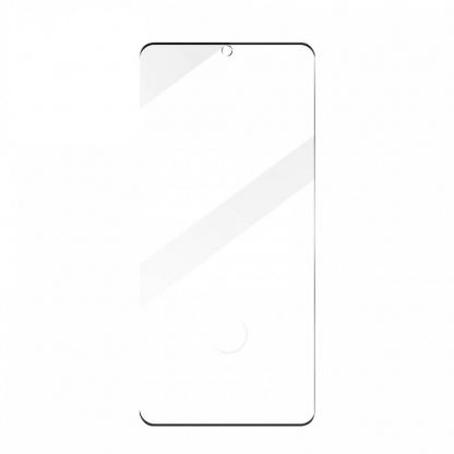 Prio 3D Glass Full Screen Curved Tempered Glass - калено стъклено защитно покритие за дисплея на Samsung Galaxy S23 Plus (черен-прозрачен)