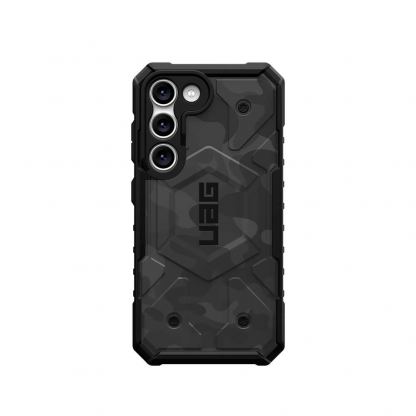 Urban Armor Gear Pathfinder SE Camo Case - удароустойчив хибриден кейс за Samsung Galaxy S23 (сив камуфлаж)