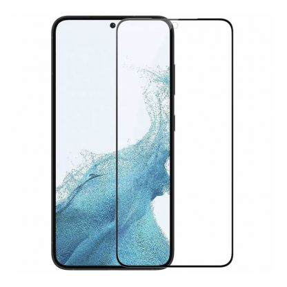 Nillkin 2.5D CP+ PRO Full Coverage Tempered Glass - калено стъклено защитно покритие за дисплея на Samsung Galaxy S23 (черен-прозрачен) 