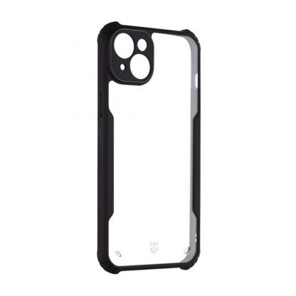 Tactical Quantum Stealth Hybrid Case - хибриден удароустойчив кейс за iPhone 15 Plus (черен-прозрачен)