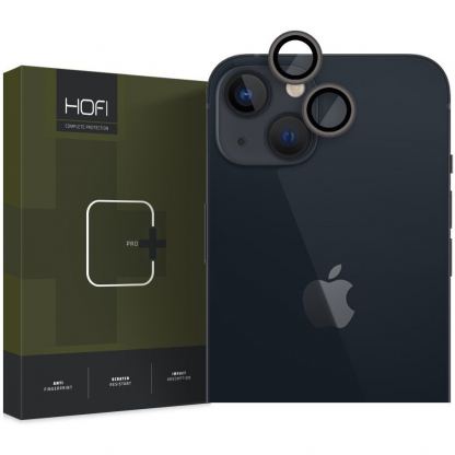 Hofi CamRing Pro Plus - предпазни стъклени лещи за камерата на iPhone 15, iPhone 15 Plus (черен)