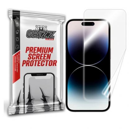 GrizzGlass CeramicFilm Screen Protector - хибридно защитно покритие за дисплея на iPhone 15 Pro Max (прозрачно)