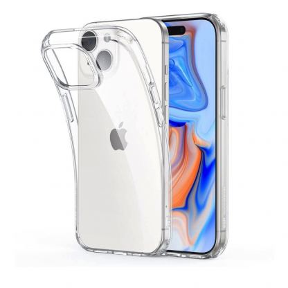ESR Project Zero Case - силиконов (TPU) калъф за iPhone 15 (прозрачен)