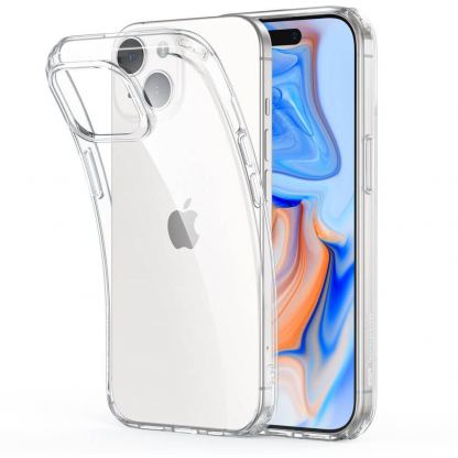 ESR Project Zero Case - силиконов (TPU) калъф за iPhone 15 Plus (прозрачен)