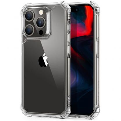 ESR Air Armor Case - хибриден удароустойчив кейс за iPhone 15 Pro Max (прозрачен)