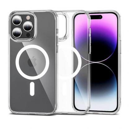 Tech-Protect Flexair Hybrid MagSafe Case - хибриден удароустойчив кейс с MagSafe за iPhone 15 Pro (прозрачен)