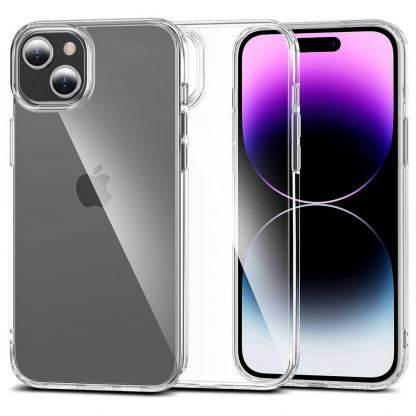 Tech-Protect Flexair Hybrid Case - хибриден удароустойчив кейс за iPhone 15 Plus (прозрачен)
