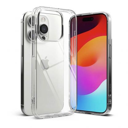 Ringke Fusion Crystal Case - хибриден удароустойчив кейс за iPhone 15 Pro (прозрачен)