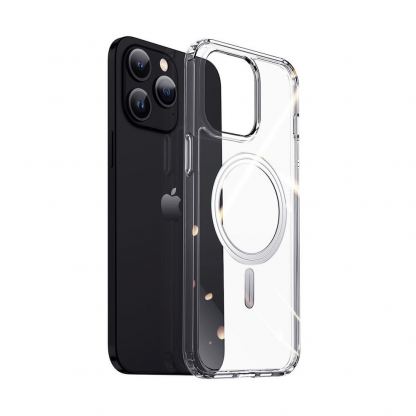 Dux Ducis Clin MagSafe Case - хибриден удароустойчив кейс с MagSafe за iPhone 15 Pro (прозрачен)
